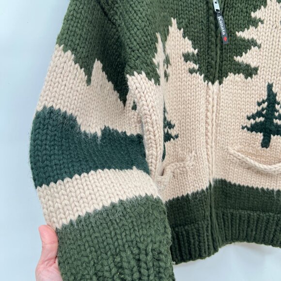Kanata Wool Cowichan Inspired Full Zip Cardigan - Picture 4 of 7